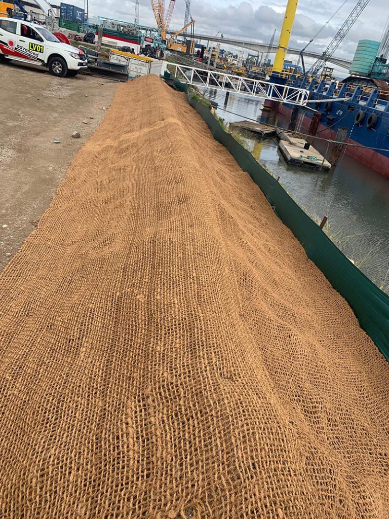 Coir mat in controlling coir erosion COCO HITECH