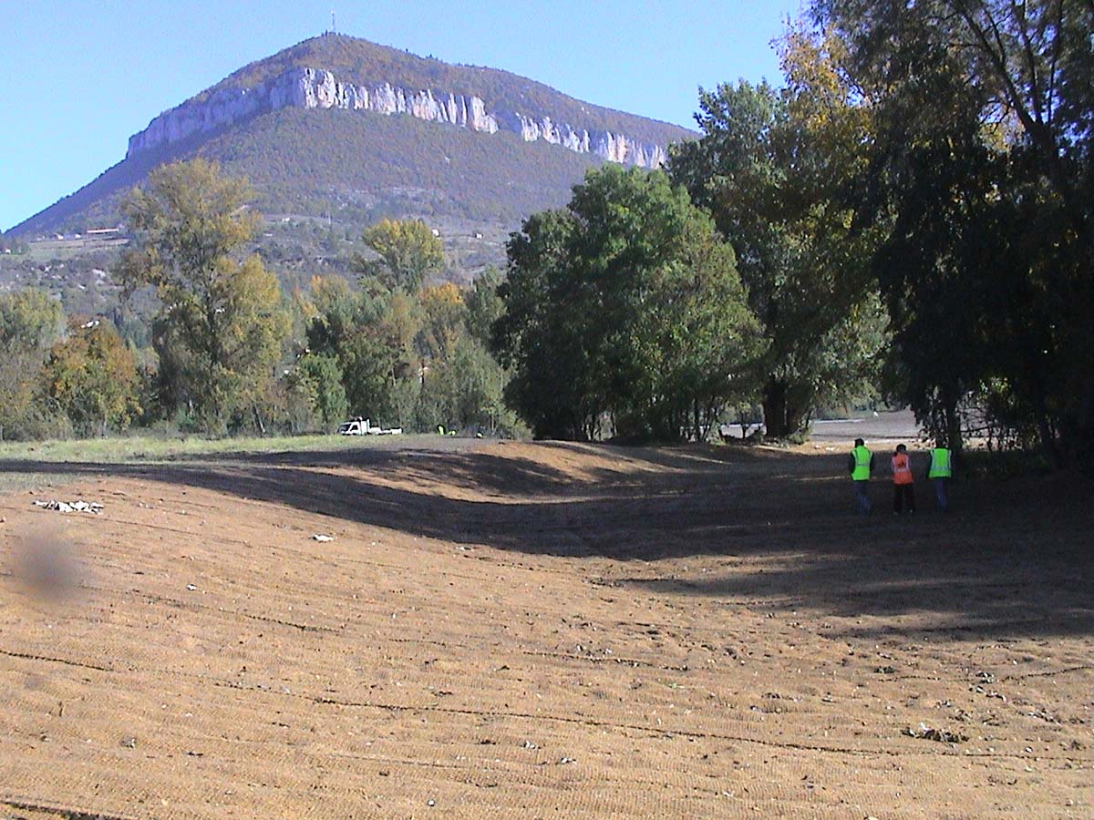 Coir blanket for soil erosion in Europe