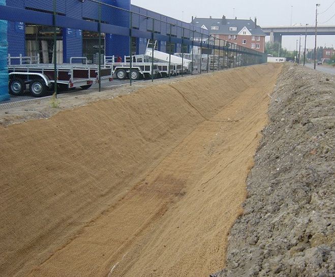 Coir blanket for erosion control in US