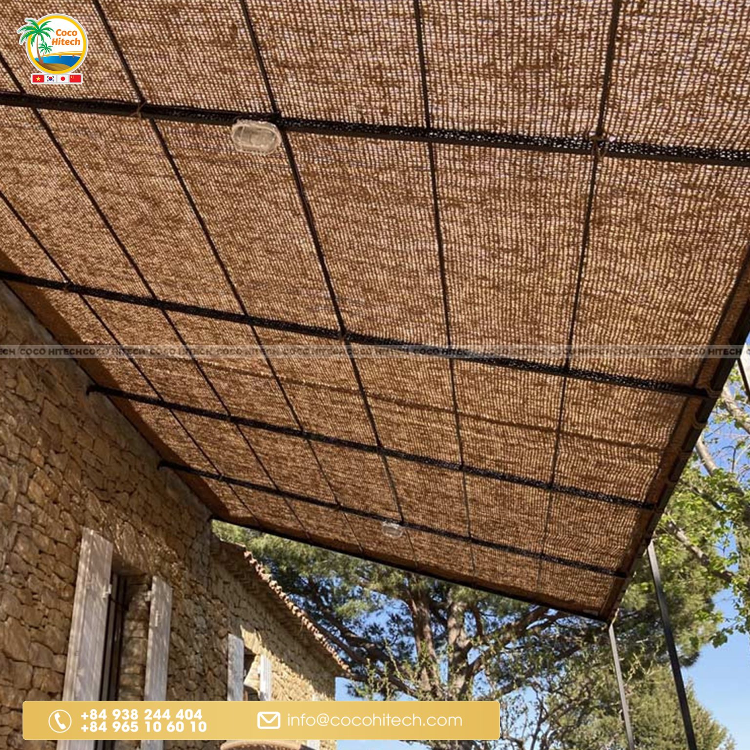 PROS & CONS OF USING COCONUT COIR SHADE SAIL COCO HITECH