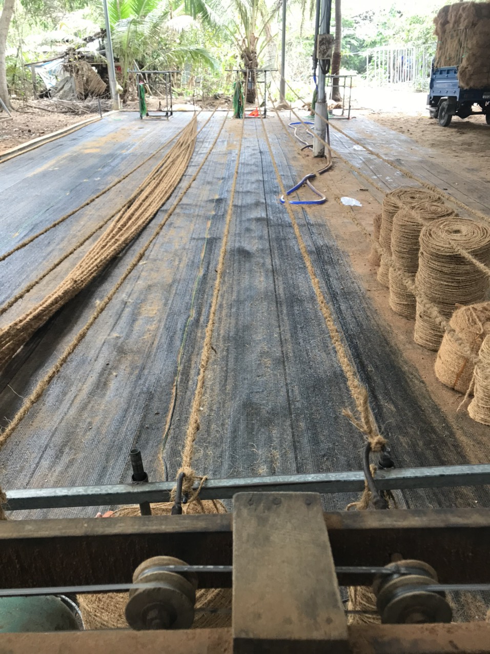 COCONUT FIBER SHADE SAIL PRODUCTION - COCO HITECH