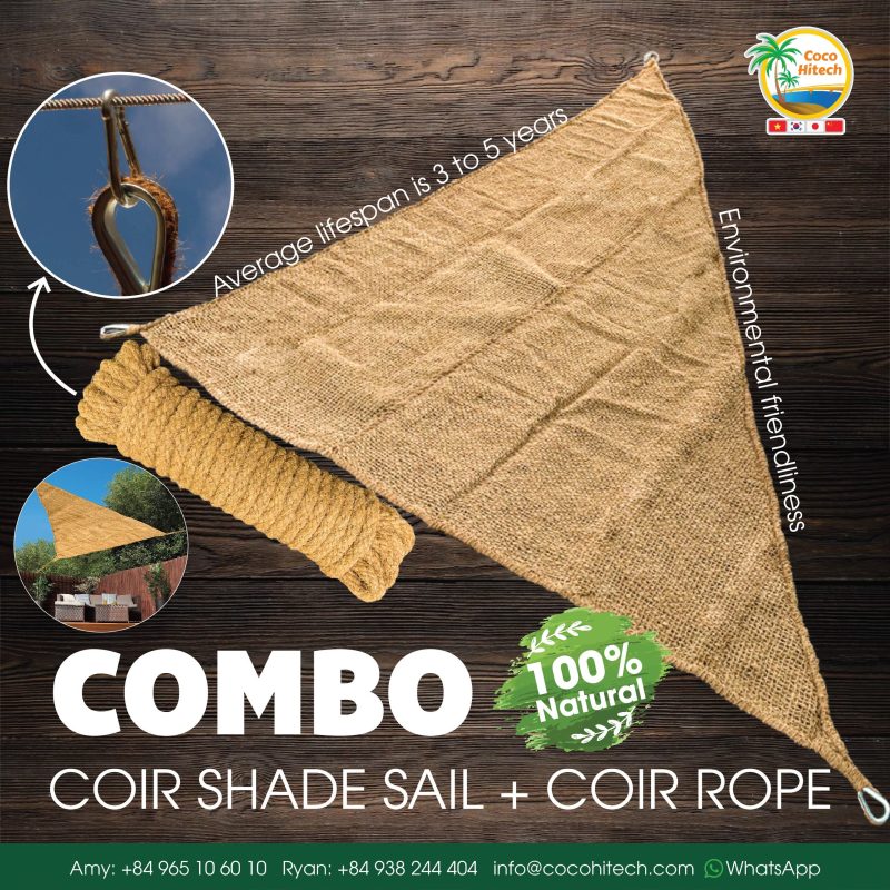 COIR SHADE SAIL COMBO 