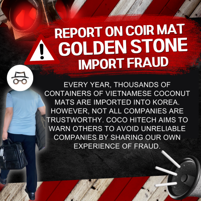 TỐ CÁO CÔNG TY GOLDEN STONE LỪA ĐẢO NHẬP KHẨU THẢM DỪA