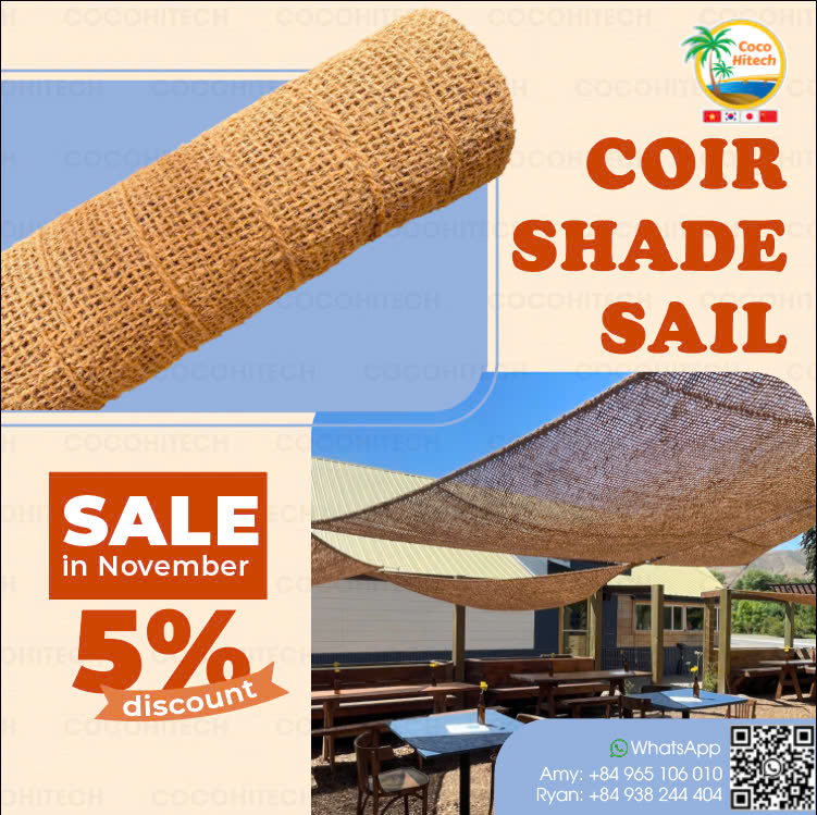 COIR SHADE SAIL SALES 