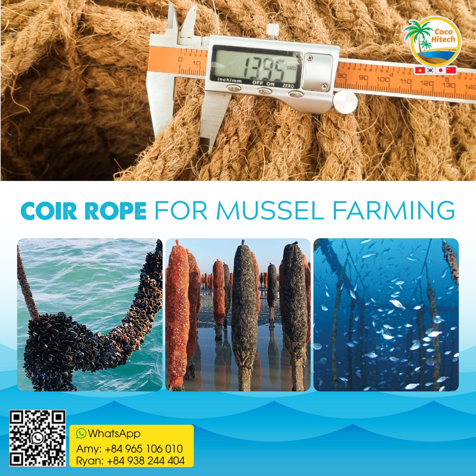 SEA FARMING COIR ROPE - COCO HITECH