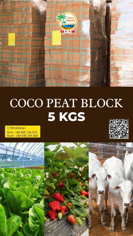 COCO PEAT BLOCK 5 KGS