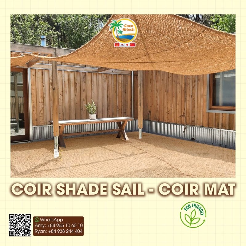 COIR SHADE SAIL - COIR MAT