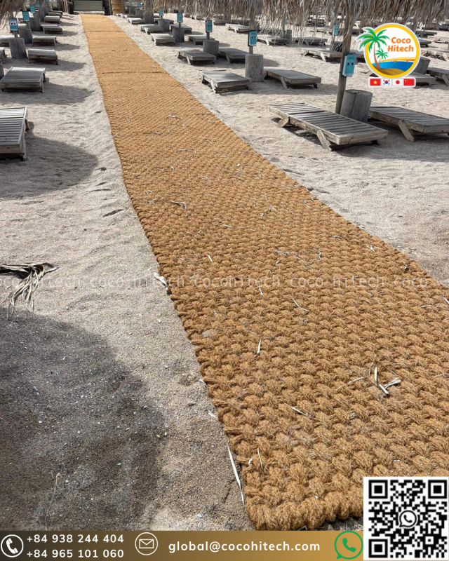 COIR MAT ON THE BEACH