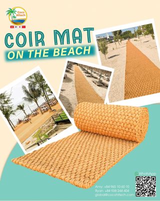 COIR MAT ON THE BEACH