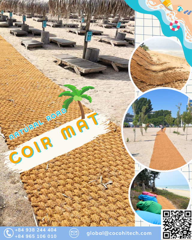 COIR MAT ON THE BEACH