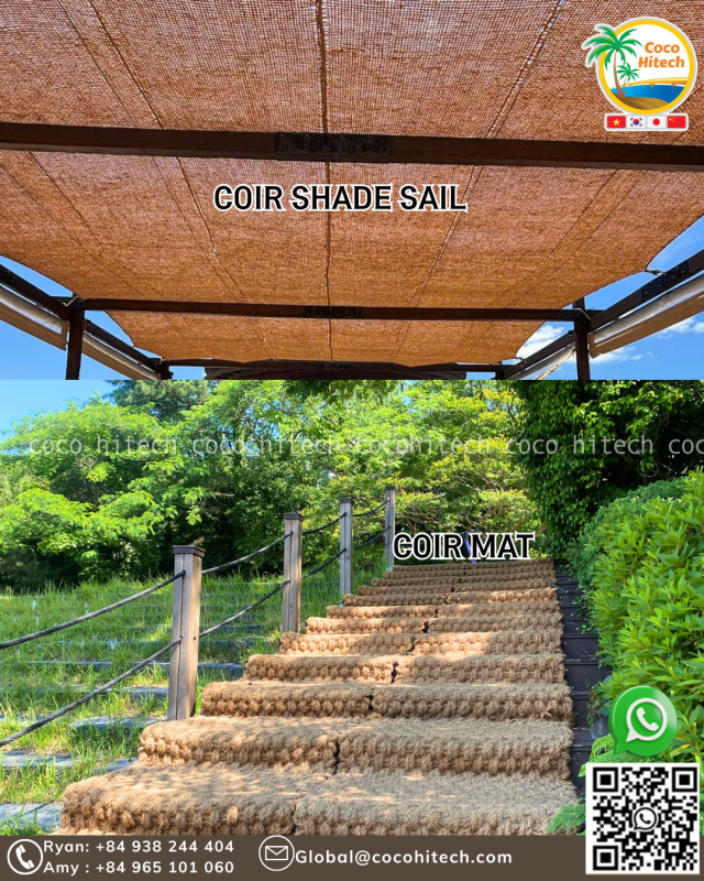 COIR SHADE SAIL COIR MAT