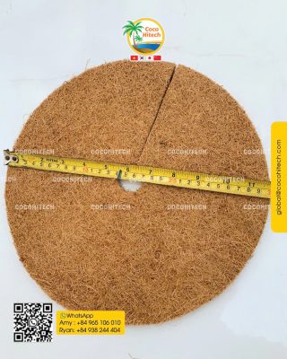 Кокосовый мульчирующий мат для приствольного круга дерева