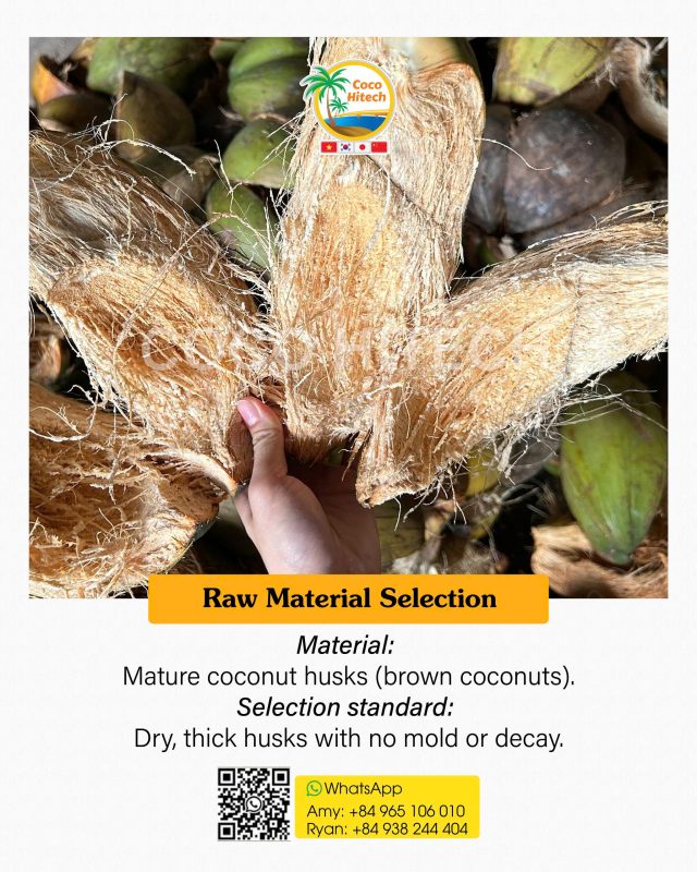1. COCO HUSK SORTING