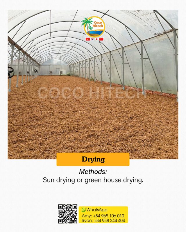 DRYING COCO CHIPS