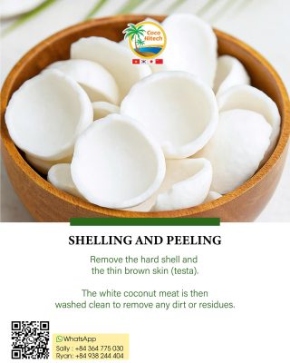 How to make desiccated coconut