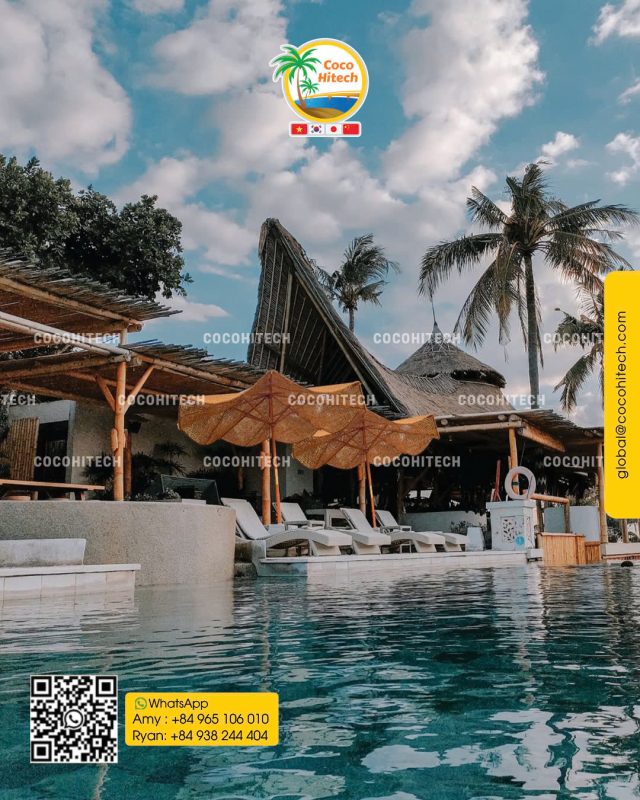 Parasol de Fibra de Coco