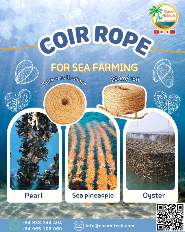 COIR ROPE FOR MUSSEL 