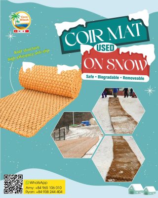 COIR MAT ON SNOW