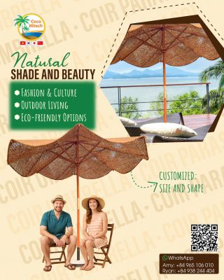 Parasol de Fibra de Coco