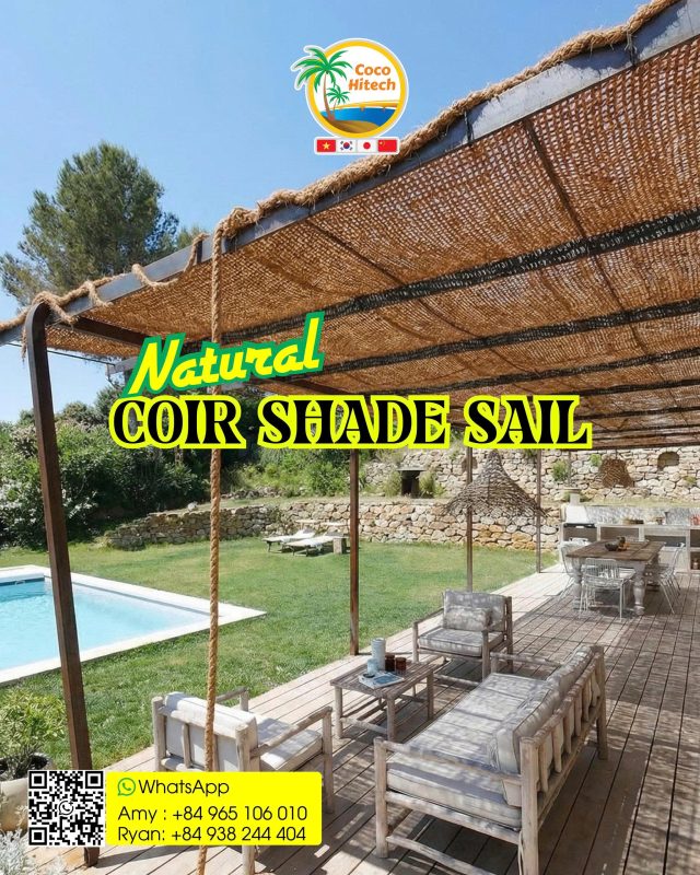 NATURAL COIR SHADE SAIL