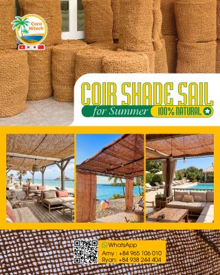 COIR FIBER SHADE SAIL