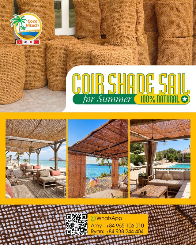 COIR FIBER SHADE SAIL