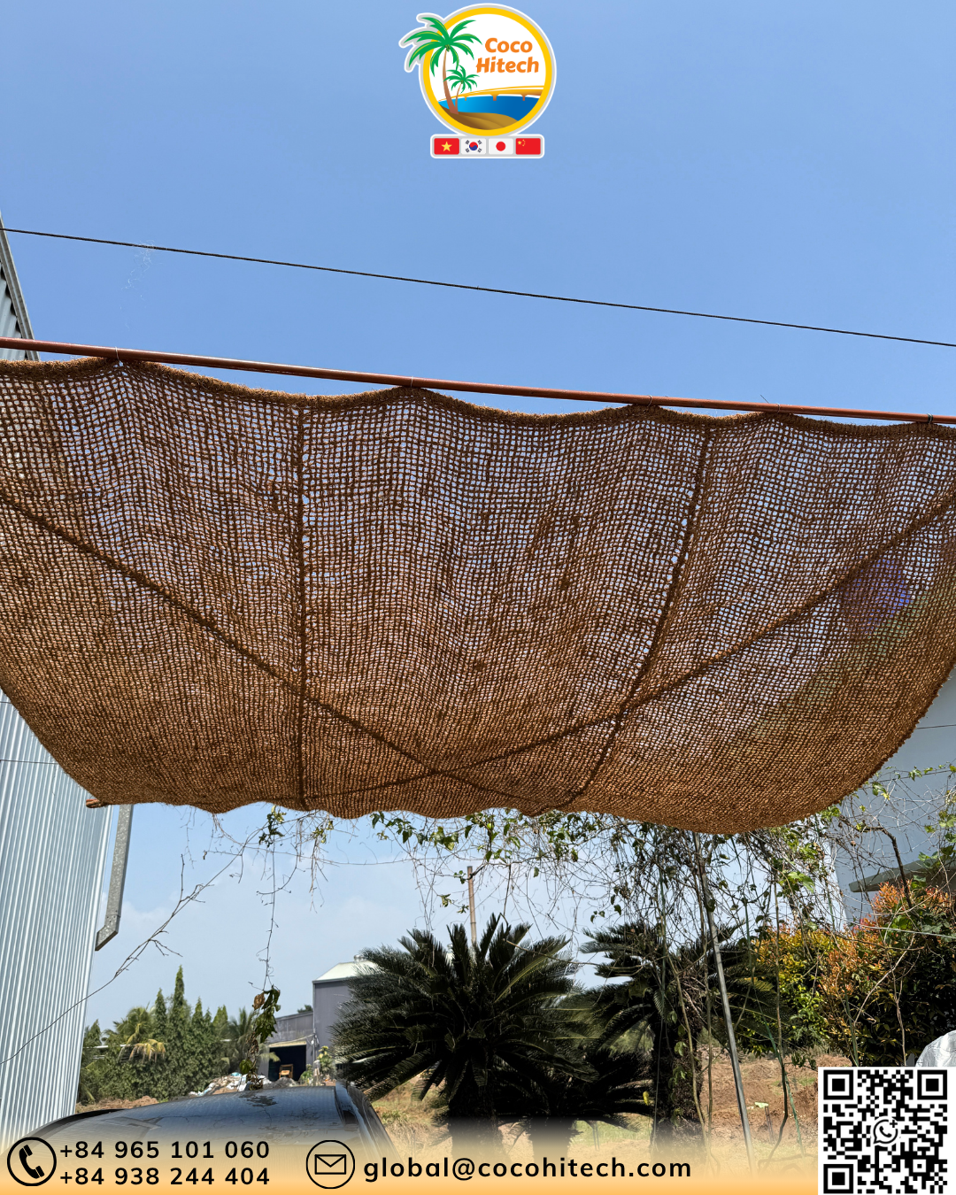 COCONUT FIBER SHADE SAIL