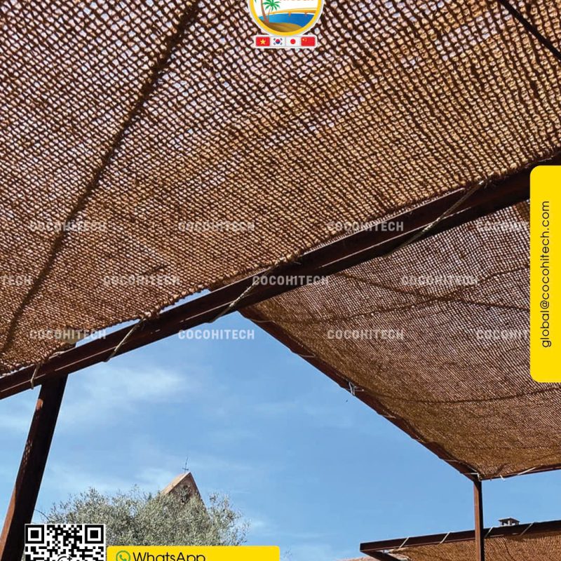 Voile d’ombrage en fibre de coco