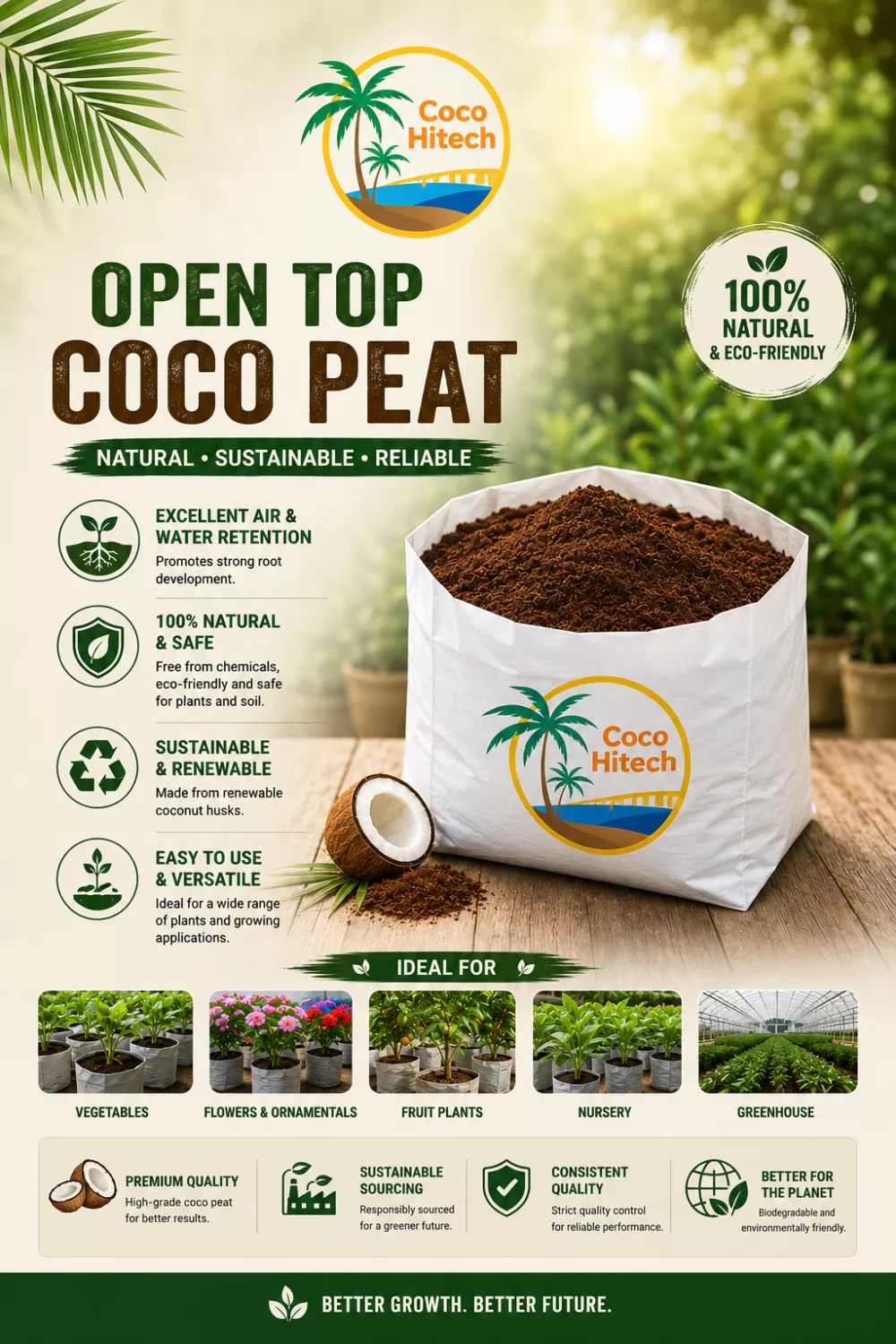 OPEN TOP COCO PEAT BAG