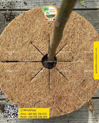 coir fiber ring mulch mat