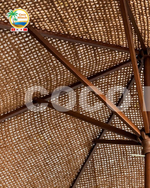 parasol en fibre de coco