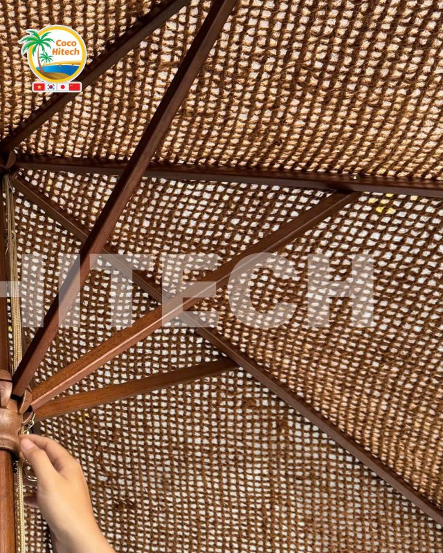 parasol en fibre de coco