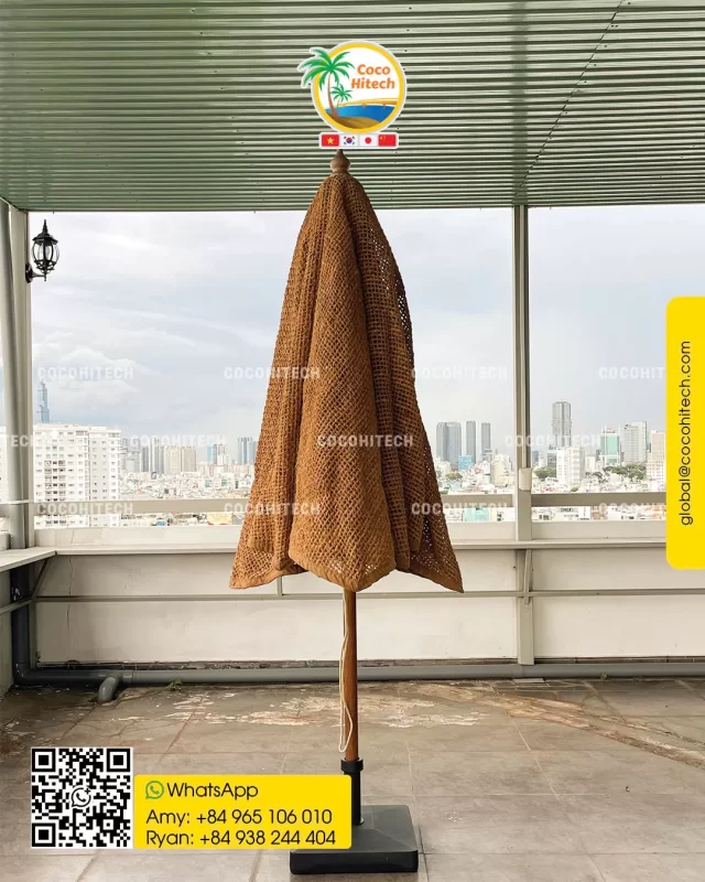 parasol en fibre de coco