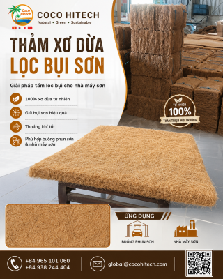 THẢM XƠ DỪA LỌC BỤI