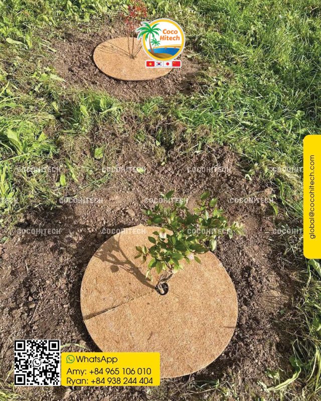 coir fiber mulch mat