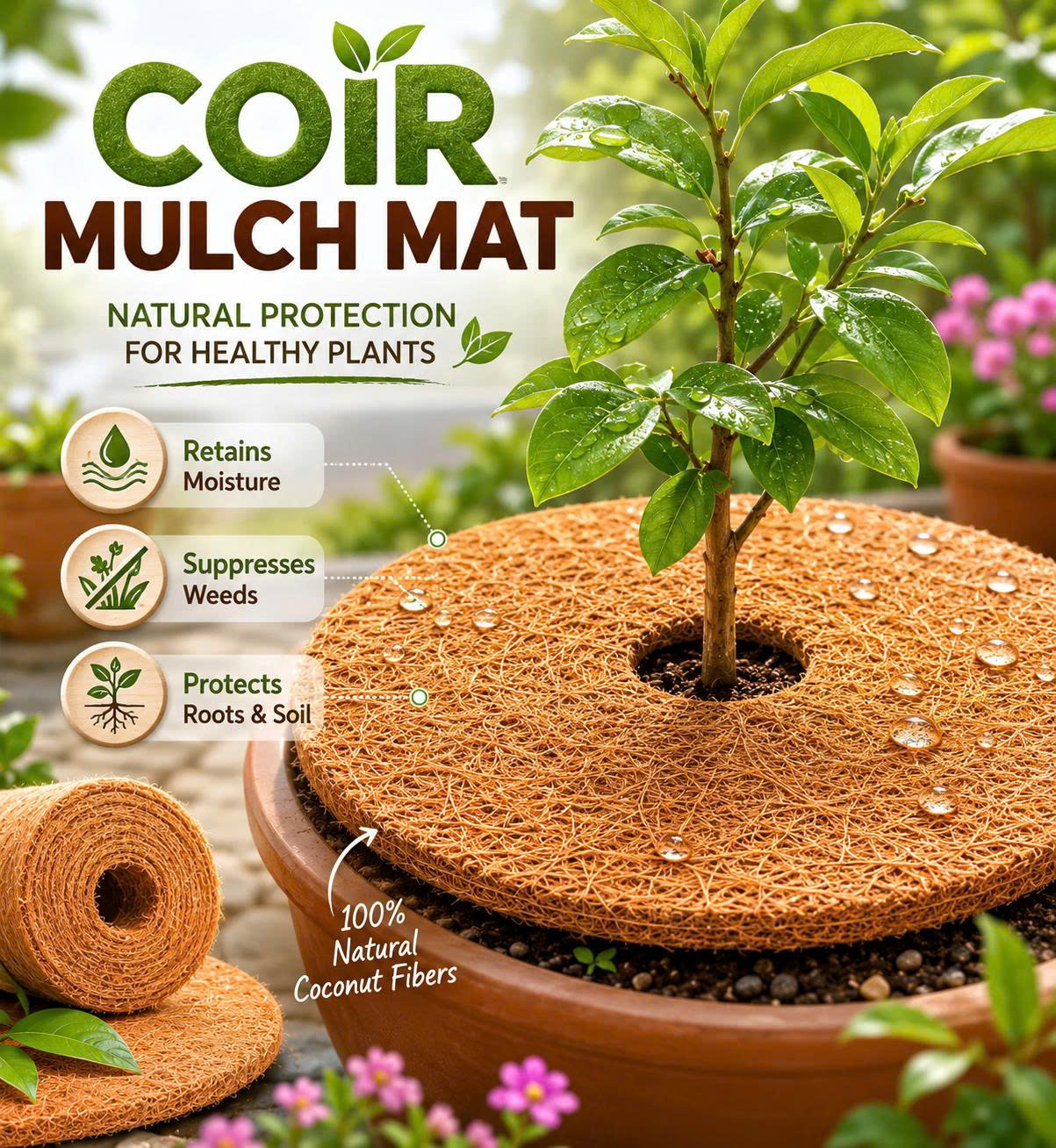 COIR MULCH MAT